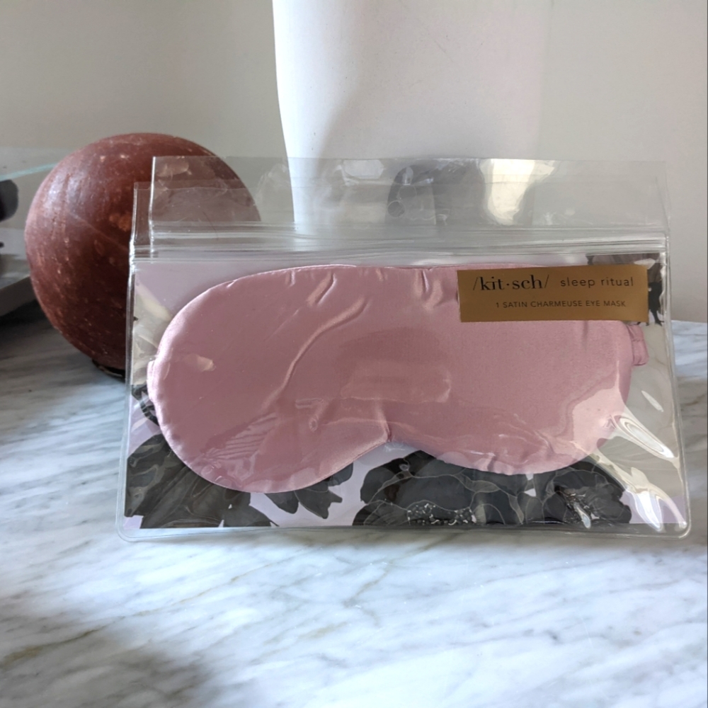 NWT Set of 6 Kitsch Satin Eye Masks - perfect for gift bags!